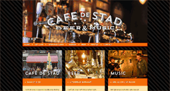 Desktop Screenshot of cafedestad.nl