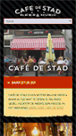 Mobile Screenshot of cafedestad.nl